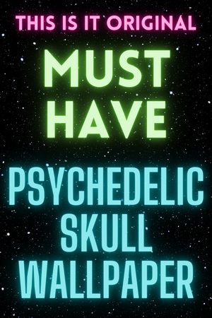 Gold Psychedelic Skull Wallpapers