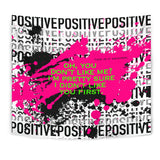 You don't like Two quote and Black & Pink Positive Design Tapestry