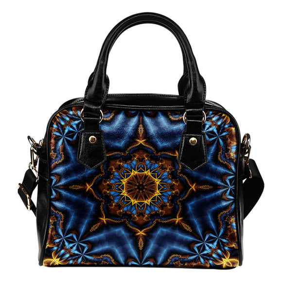 Mandala Blue Vibes Shoulder Handbag