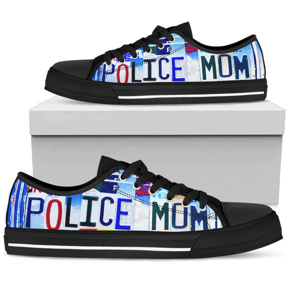 Police Mom Women's Low Top Shoes