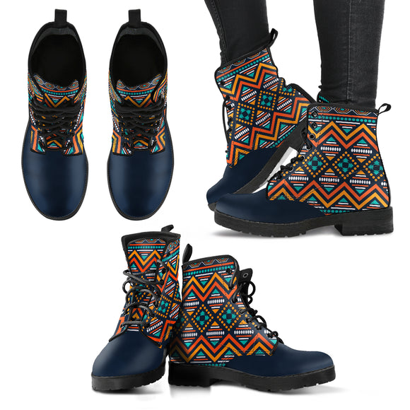 Tribal Ethnic Pattern Handcrafted Boots