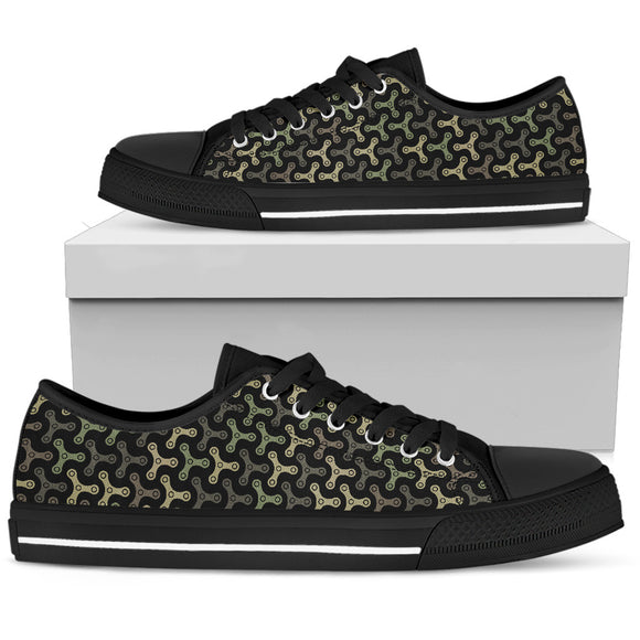 Chain Camouflage Men's Low Top Shoes