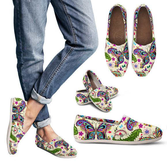 Meadow With Butterflies Women's Casual Shoes