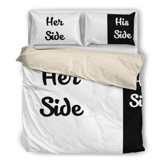 Her & His Side Special Bedding Set