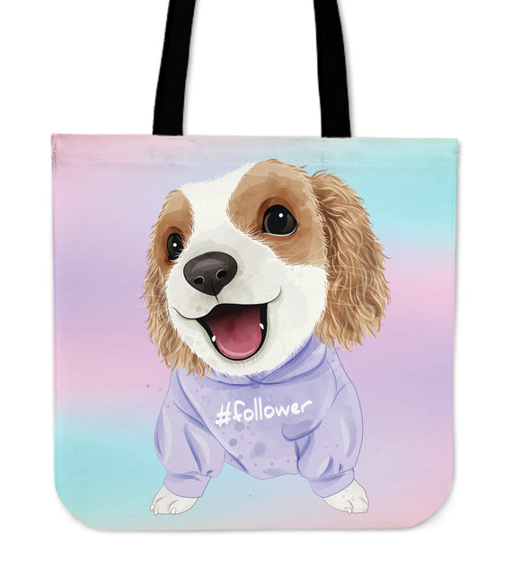 Cute Sweet Puppy Cloth Tote Bag