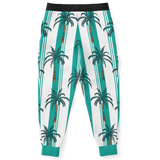 Ultimate Fashion Unisex Joggers with Stripes & Palm Trees Design