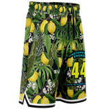 Citrus Party Luxury Unisex With Yellow Vibe Basketball Shorts