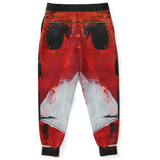 Painted Stylish Art Camouflage Red & Black Colorful Design Fashion Pants
