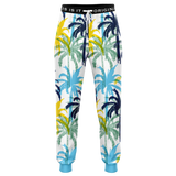 Tropical Palm Trees Light Blue & Dark Blue Design Fashion Stylish Joggers