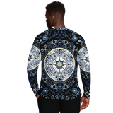 Dark Blue Ornamental Mandala Luxury Design Fashion Sweatshirt