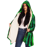 Cannabis design with Neon Stripes Style & Dirty Party Alien Animal Luxury Cloak