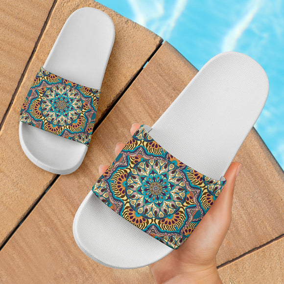 Luxury Summer Mandala Slide Sandals