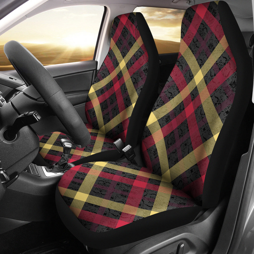 Morrison Red Ancient Tartan Car Seat Cover Thistle Special Style main image 1
