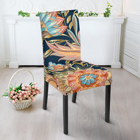 Romantic Paisley Dining Chair Slip Cover