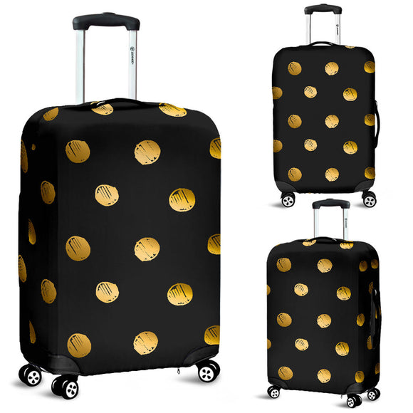 Luxury Golden Dots Luggage Cover