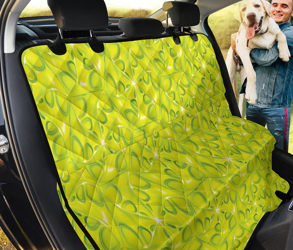 Yellow Neon Love Pet Seat Cover