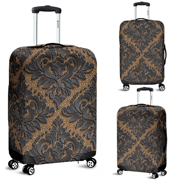 Royal Black Luggage Cover