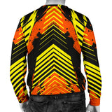 Racing Urban Style Orange & Yellow Men's Sweater
