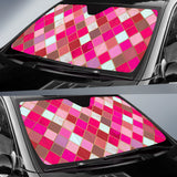 Pink Tiles Magical World Auto Sun Shades