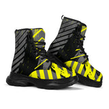 Racing Urban Style Yellow & Grey 2 Vibes Chunky Boots