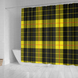 Yellow Tartan Passion Shower Curtain
