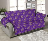 Lucky Purple Elephant 70'' Sofa Protector