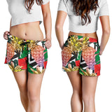 Summer Pineapple Love Women's Shorts