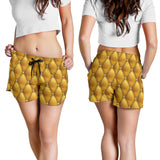 Exclusive Golden Pattern Women's Shorts