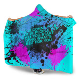 You're gonna piss a lot of people. Street Art Design Hooded Blanket