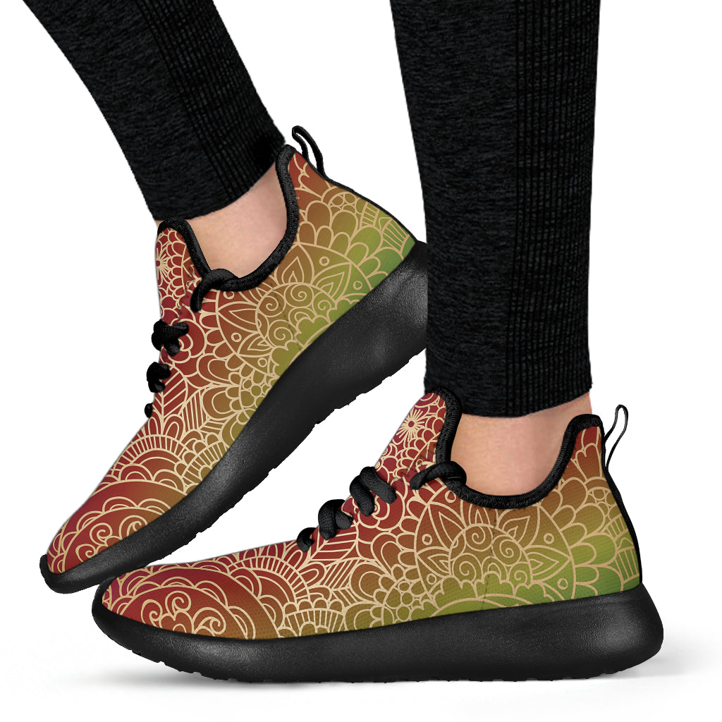 Spirited Geo Mesh Knit Sneakers main image 1