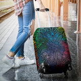 Rainbow Mandala Luggage Cover