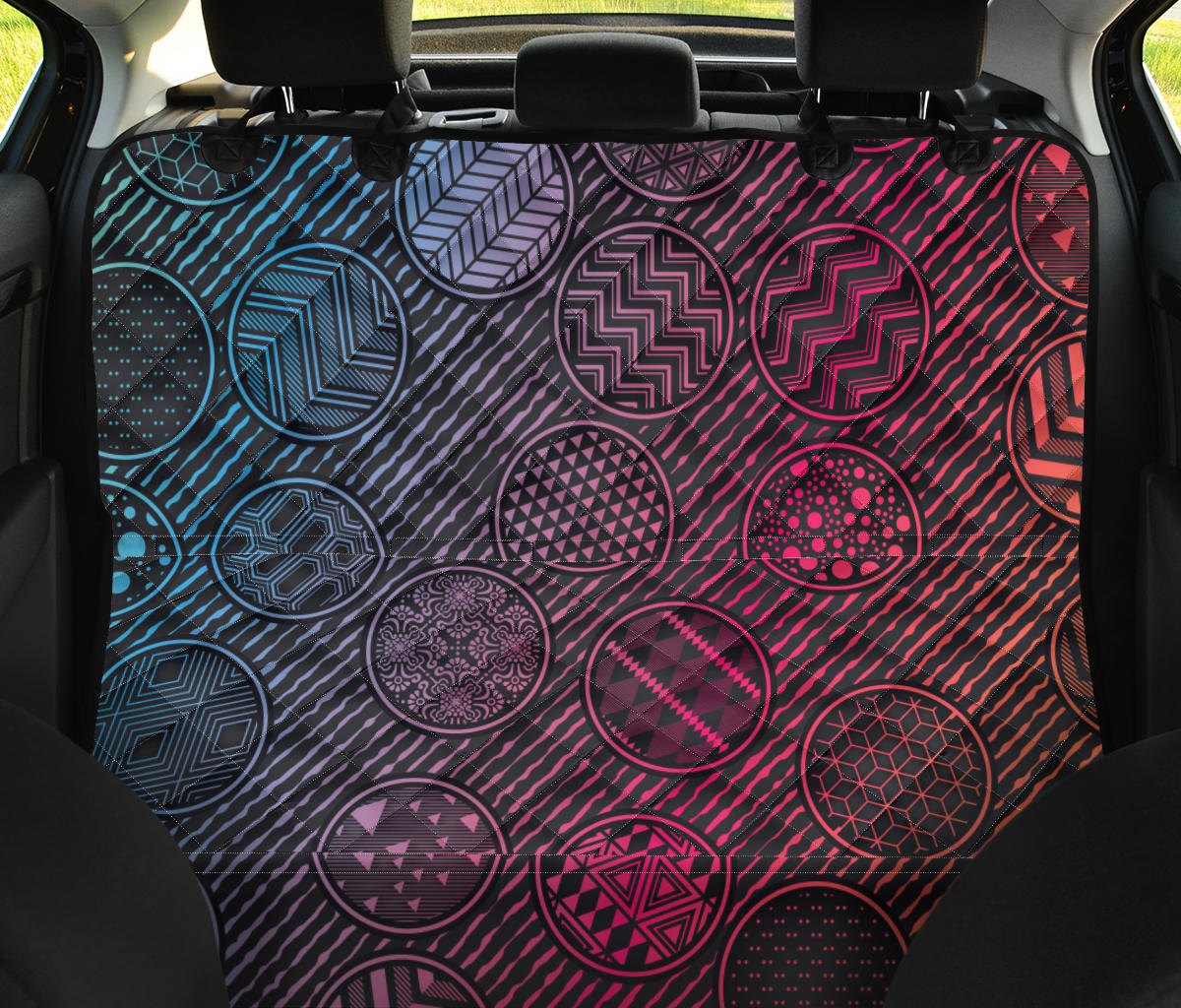 Optical illusion Abstract Pet Car Seat Cover