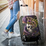 Skull And Dragon Luggage Cover