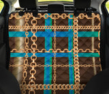 Blue Chain Pet Seat Cover