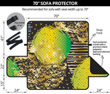 Energizing Neon Dots 70'' Sofa Protector