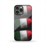 Italy Shiny Flags Design Phone Case