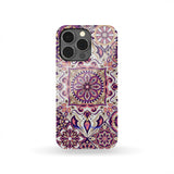 Pink & Purple Mosaic Mandala One Phone Case