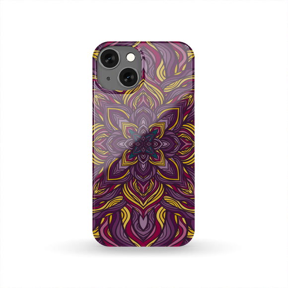 Amazing Purple Power Of Mandala Phone Case