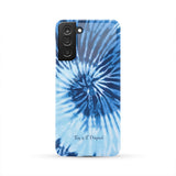 Tie Dye Blue Spiral Colorful Design Phone Case