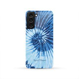 Tie Dye Blue Spiral Colorful Design Phone Case