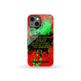 Red & Neon Green Splash x Motivational Perfect Quote Street Style Phone Case One