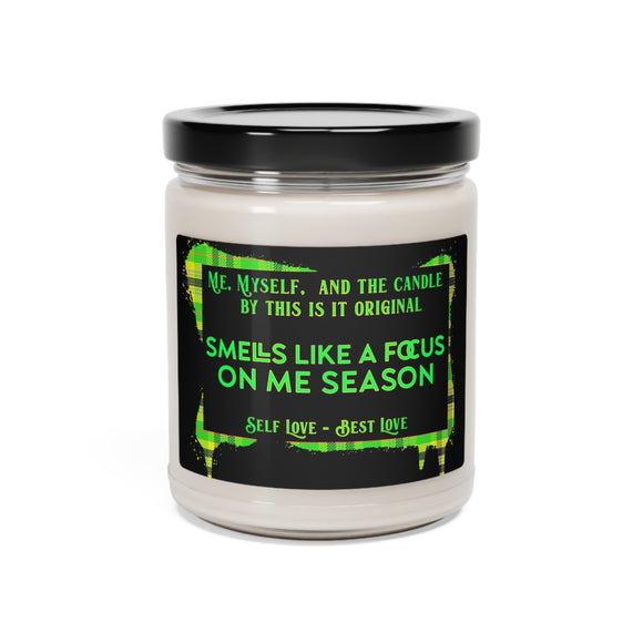 Smells like a focus on me season... Scented Soy Candle, 9oz