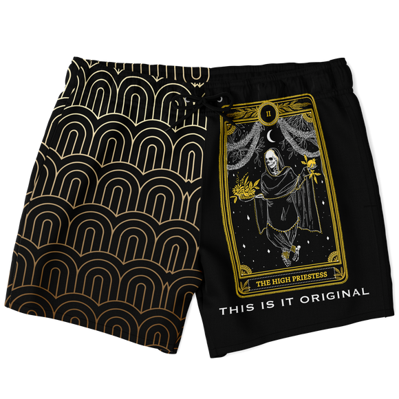 Magic Black & Gold Ornamental Sleeve - Tarot Card 