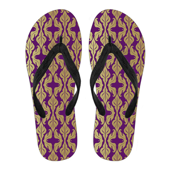 Purple Baroque Women's Flip Flops