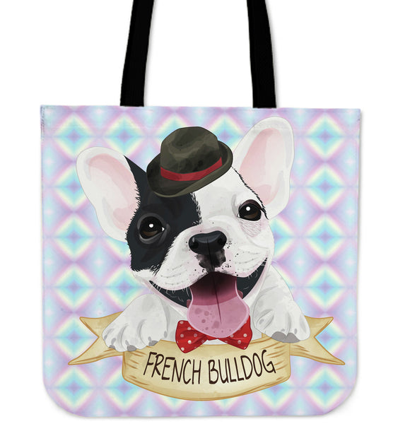 Cute French Bulldog Cloth Tote Bag