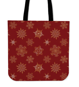 Christmas Red Good Vibes Only  Cloth Tote Bag