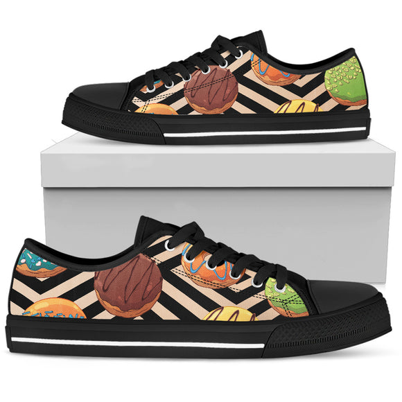 Sweet Donuts Women's Low Top Shoes