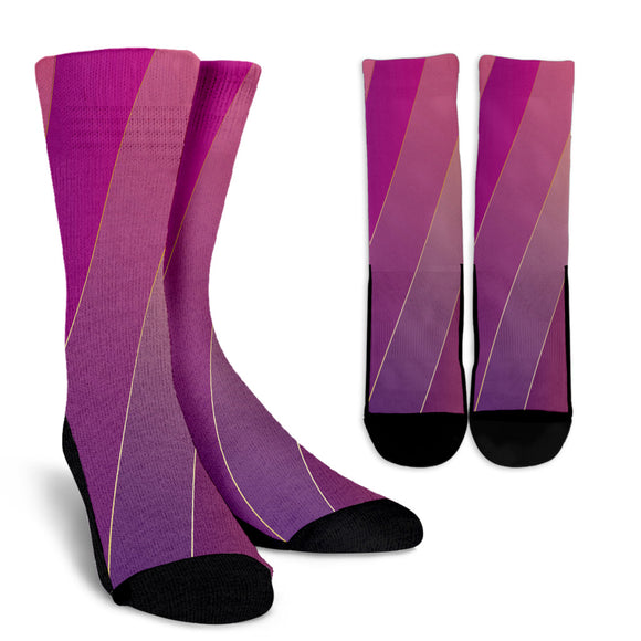 Glamour Purple Crew Socks