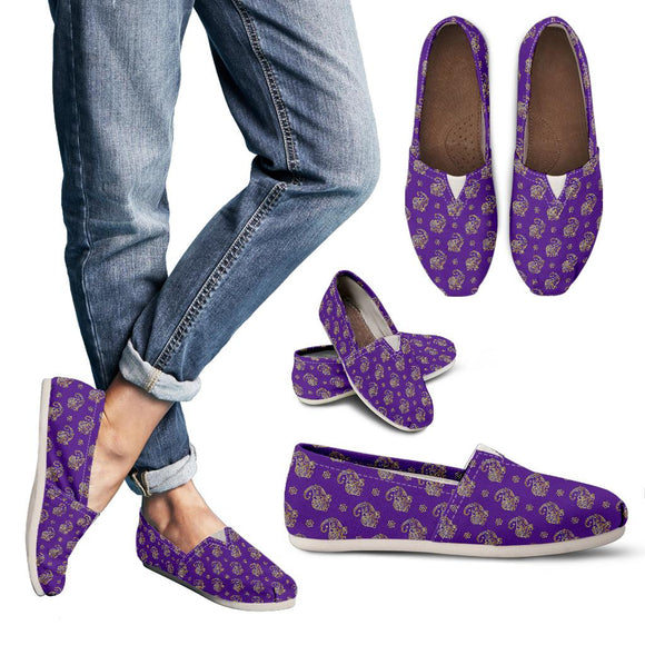 Lucky Purple Elephant Women's Casual Shoes