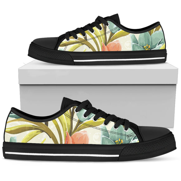 Lovely Flowers Men's Low Top Shoes